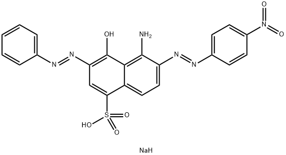 AMIDO BLACK 10B Structure