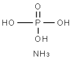 ammonium phosphate, hemibasic Struktur