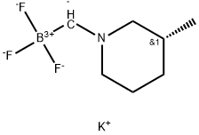 (R)-三氟((3-甲基哌啶-1-基)甲基)硼酸钾,2854432-84-9,结构式