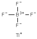 boron(+3) cation, thallium(+1) cation, tetrafluoride,28625-02-7,结构式