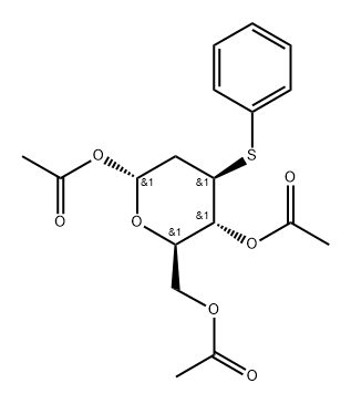 α-D-아라비노-헥소피라노스,2-데옥시-3-S-페닐-3-티오-,트리아세테이트
