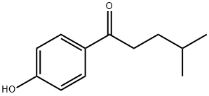 1-(4-Hydroxyphenyl)-4-methylpentan-1-one Structure