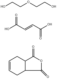 2-Butenedioic acid (E)-, polymer with 2,2'-oxybis(ethanol) and 3a,4,7,7a-tetrahydro-1,3-isobenzofurandione Structure