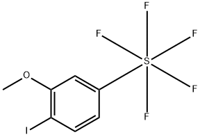 五氟(4-碘-3-甲氧基苯基)-L6磺胺, 2866236-86-2, 结构式