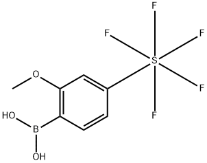 (2-甲氧基-4-(五氟-1-氨基磺酰基)苯基)硼酸, 2866236-87-3, 结构式