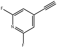 4-Ethynyl-2,6-difluoropyridine Struktur