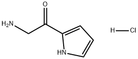 2-Amino-1-(1h-pyrrol-2-yl)ethan-1-one (hydrochloride) 化学構造式