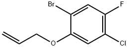 1-(allyloxy)-2-bromo-5-chloro-4-fluorobenzene Struktur