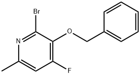 2-Bromo-4-fluoro-6-methyl-3-(phenylmethoxy)pyridine|2-溴-4-氟-6-甲基-3-(苯基甲氧基)吡啶