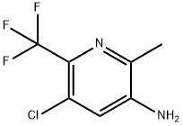 5-Chloro-2-methyl-6-(trifluoromethyl)pyridin-3-amine Structure