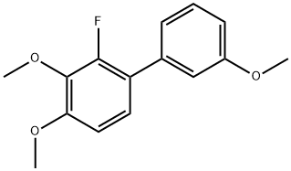 2-Fluoro-3,3',4-trimethoxy-1,1'-biphenyl 结构式