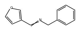 N-(3-furanylmethylene)-Benzenemethanamine,287400-20-8,结构式