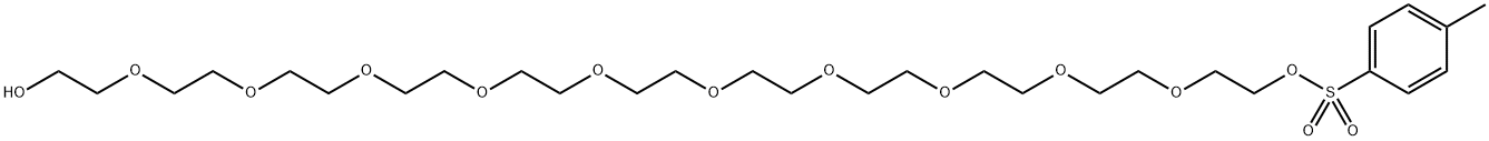 32-羟基-3,6,9,12,15,18,21,24,27,30-十氧代三戊基-4-甲基苯磺酸盐, 2874309-47-2, 结构式