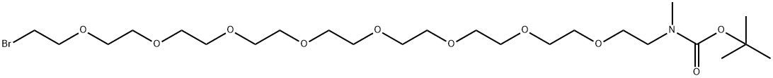 2874309-90-5 叔丁基(26-溴-3,6,9,12,15,18,21,24-八氧六羰基)(甲基)氨基甲酸酯