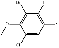 3-Bromo-1-chloro-4,5-difluoro-2-methoxy-benzene,2874316-05-7,结构式