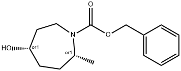 rel-Phenylmethyl (2R,5S)-hexahydro-5-hydroxy-2-methyl-1H-azepine-1-carboxylate|REL-苯基甲基(2R,5S)-六氢-5-羟基-2-甲基-1H-氮杂-1-羧酸酯