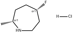 5-氟六氢-2-甲基-1H氮杂卓盐酸盐(1:1),(2R,5S),2875037-09-3,结构式