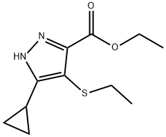 2875061-14-4 5-环丙基-4-(乙硫基)-1H-吡唑-3-羧酸乙酯