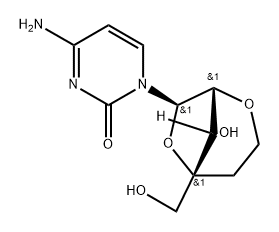 2'-O,4'-C-ethylenecytidine 结构式