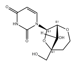 2'-O,4'-C-ethyleneuridine Struktur