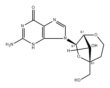 2'-O,4'-C-ethyleneguanosine Struktur