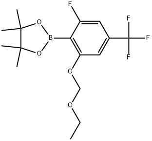 2878443-54-8 2-(2-(乙氧基甲氧基)-6-氟-4-(三氟甲基)苯基)-4,4,5,5-四甲基-1,3,2-二氧硼杂环戊烷