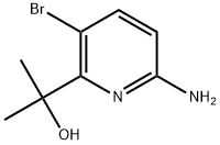 6-Amino-3-bromo-α,α-dimethyl-2-pyridinemethanol Structure