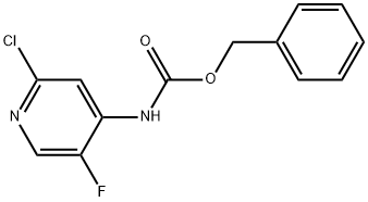 苄基(2-氯-5-氟吡啶-4-基)氨基甲酸酯, 2879233-87-9, 结构式