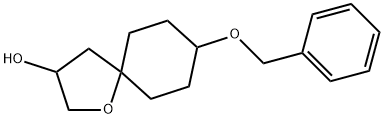 8-(苄氧基)-1-氧杂螺[4.5]癸烷-3-醇, 2882170-61-6, 结构式