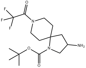 tert-Butyl 3-amino-8-(2,2,2-trifluoroacetyl)-1,8-diazaspiro[4.5]decane-1-carboxylate|3-氨基-8-(2,2,2-三氟乙酰基)-1,8-二氮杂螺[4.5]癸烷-1-羧酸叔丁酯