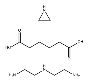 己二酸与N-(2-氨乙基)-1,2-乙二胺和氮丙啶的聚合物,28825-79-8,结构式