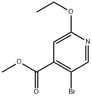 5-溴-2-乙氧基异烟酸甲酯,2882958-93-0,结构式