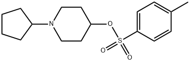 1-Cyclopentyl-4-piperidinol 4-(4-methylbenzenesulfonate) Structure