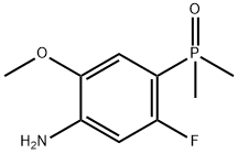 (4-氨基-2-氟-5-甲氧基苯基)二甲基氧化膦,2883046-99-7,结构式