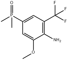(4-Amino-3-methoxy-5-(trifluoromethyl)phenyl)dimethylphosphine oxide|(4-氨基-3-甲氧基-5-(三氟甲基)苯基)二甲基氧化膦