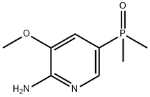 (6-氨基-5-甲氧基吡啶-3-基)二甲基氧化膦, 2883047-09-2, 结构式