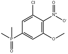 (3-Chloro-5-methoxy-4-nitrophenyl)dimethylphosphine oxide Struktur