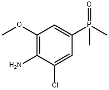 (4-Amino-3-chloro-5-methoxyphenyl)dimethylphosphine oxide Struktur