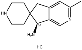 2883050-49-3 螺[6H-环戊并[C]吡啶-6,4′-哌啶]-7-胺,5,7-二氢-3-甲基,盐酸盐(1:3),(7S)