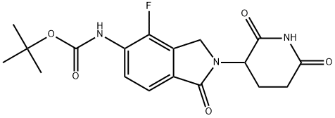 2883539-04-4 (2-(2,6-二氧代哌啶-3-基)-4-氟-1-氧代异吲哚啉-5-基)氨基甲酸叔丁酯
