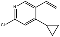 2-氯-4-环丙基-5-乙烯基吡啶,2883731-38-0,结构式