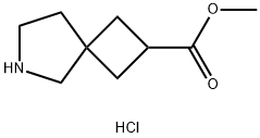 6-氮杂螺[3.4]辛烷-2-羧酸甲酯盐酸盐, 2883731-69-7, 结构式