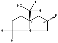 REL-((2R,7AS)-2-氟四氢-1H-吡咯嗪-7A(5H)-基)甲醇-D4,2883770-64-5,结构式