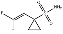 1-(2,2-Difluorovinyl)cyclopropane-1-sulfonamide Struktur