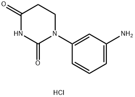 1-(3-Aminophenyl)dihydropyrimidine-2,4(1H,3H)-dione (hydrochloride) Struktur