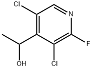 1-(3,5-二氯-2-氟吡啶-4-基)乙-1-醇, 2887531-07-7, 结构式
