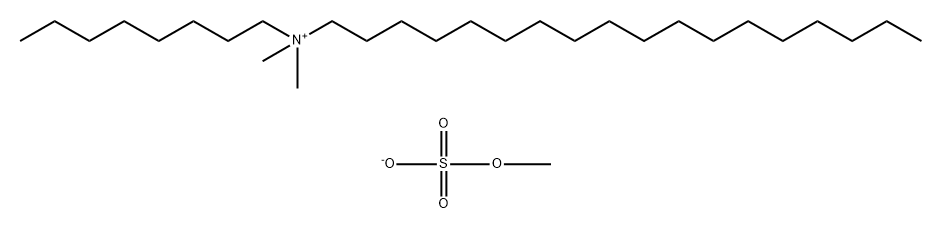 STEARYL OCTYLDIMONIUM METHOSULFATE 化学構造式
