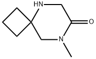 8-甲基-5,8-二氮杂螺[3.5]壬-7-酮 结构式