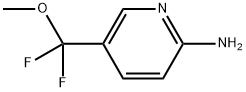 5-(二氟(甲氧基)甲基)吡啶-2-胺 结构式