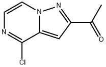 1-(4-氯吡唑并[1,5-A]吡嗪-2-基)乙-1-酮,2888659-45-6,结构式